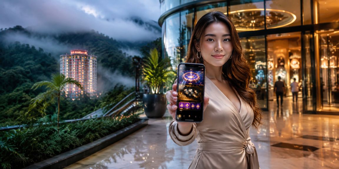 Suasana pertaruhan dalam talian di Genting Highlands dengan antara muka deposit yang mudah